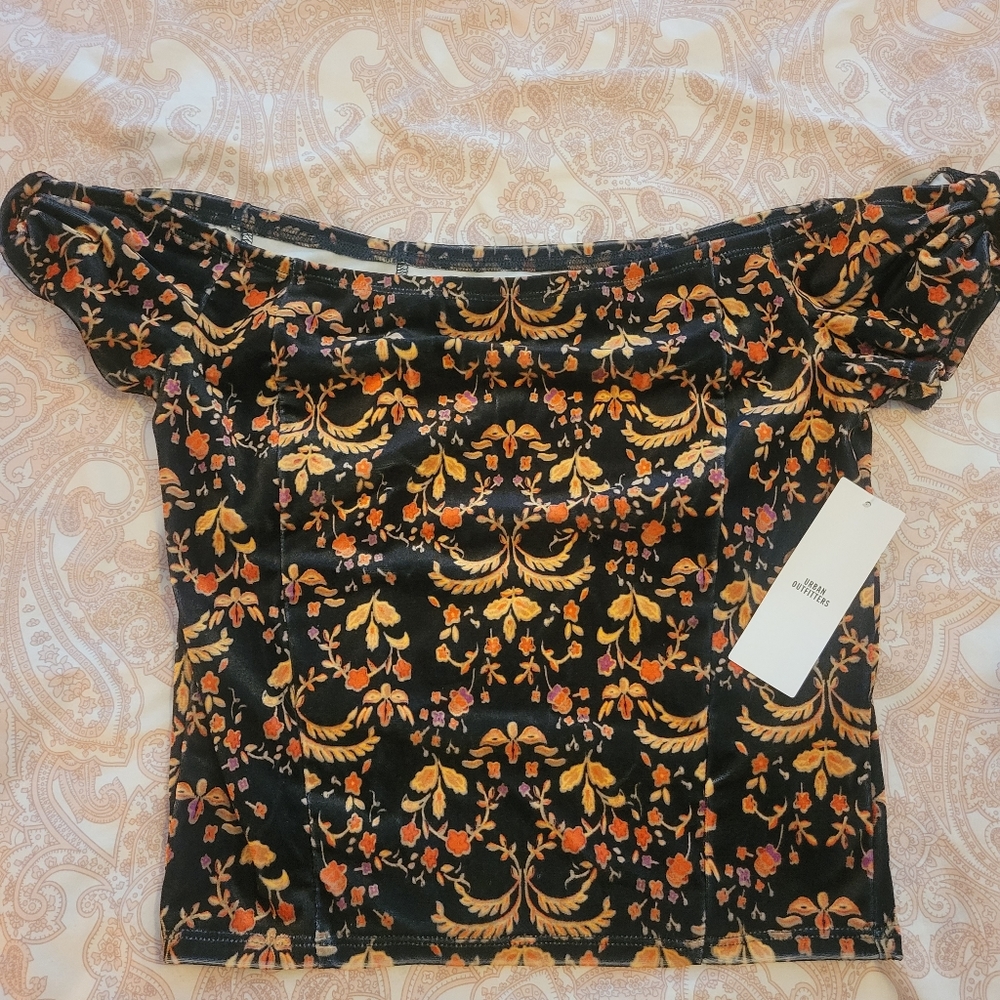 Urban Outfitters multi colored crop top